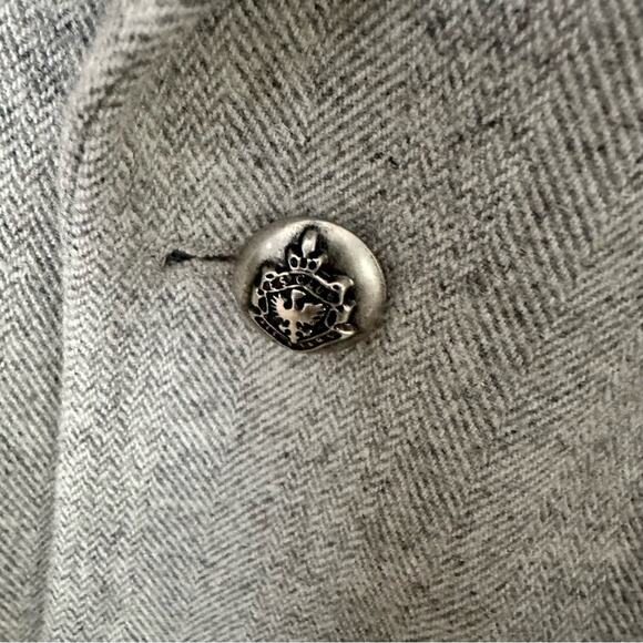 Firado Italia Gray Wool Men’s Blazer Jacket 44R Super 140’s - Picture 9 of 10